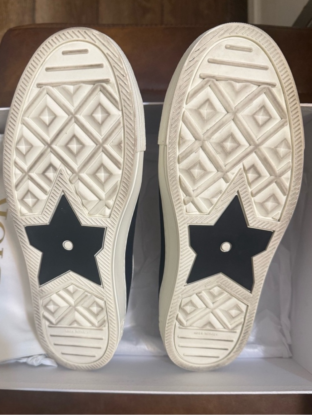 Authentic Christian Dior Walk'n'Dior Black Canvas Low-Top Sneakers / Size 8 EUC - Picture 7 of 9